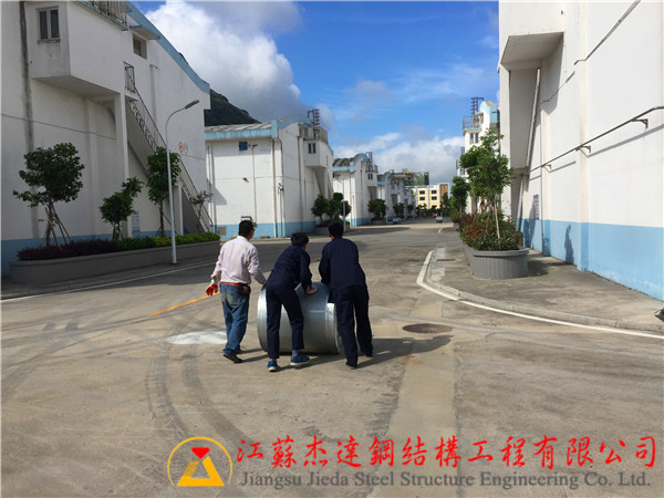 金属波纹钢屋盖拱形屋顶制作安装