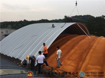 浙江金华兰溪粮食储备库仓间罩棚工程