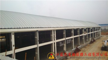 大跨度(25m~38m跨)拱形屋顶