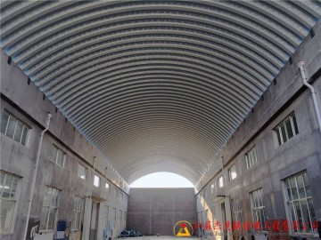 过道式拱形屋顶制作安装