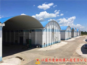 江西赣州宁都中储粮拱形屋顶工程