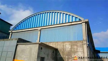 广东汕头水泥厂拱形屋顶改造工程